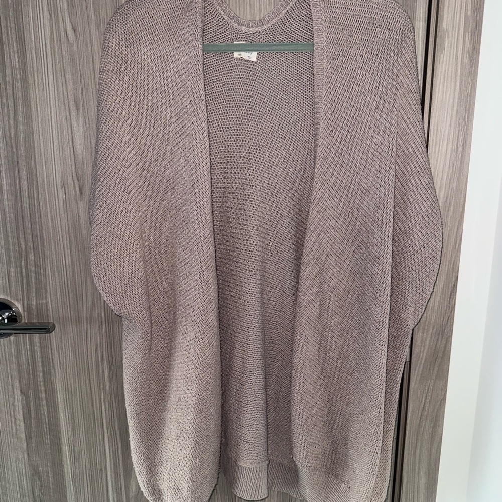 Aritzia Brown Cardigan Sweater Relaxed Fit
